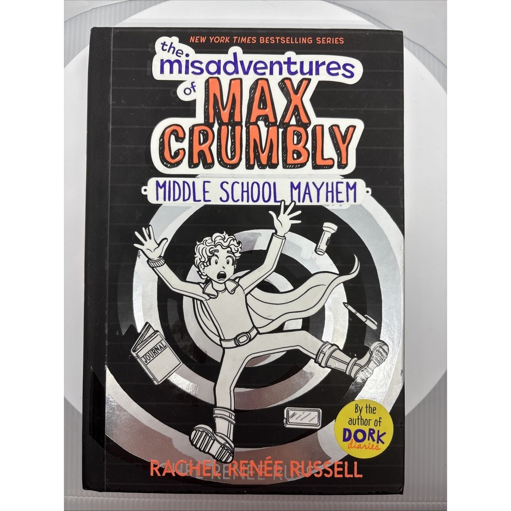 The Misadventures of‎ Max Crumbly 2: Middle School Mayhem (2) Hardcover Like New